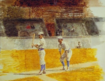 トーマス・イーキンス Painting - リアリズムを実践する野球選手のポートレート トーマス・イーキンス